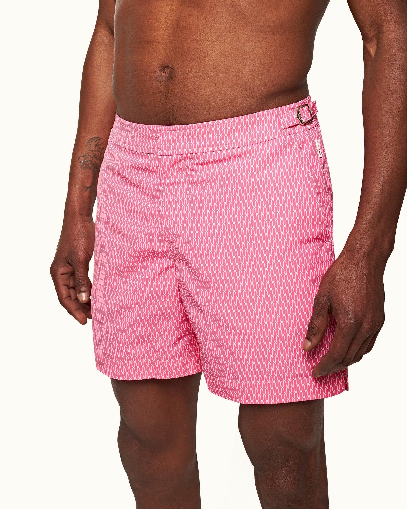 Men | Bulldog Swim Boxer | Wham/White