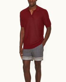Men | Horton Pique Polo | Copper Red