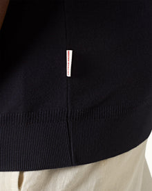 Men | Jarrett Knitted Polo | Night Iris