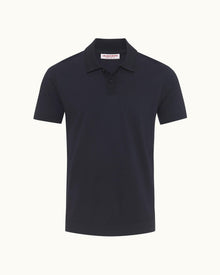Men | Jarrett Knitted Polo | Night Iris