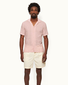 Men | Maitan Shirt | Rose/White