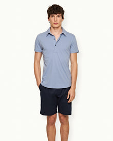Men | Norwich Silk Short | Night Iris
