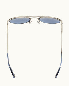 Men | The Micky Sunglasses | Silver/Blue