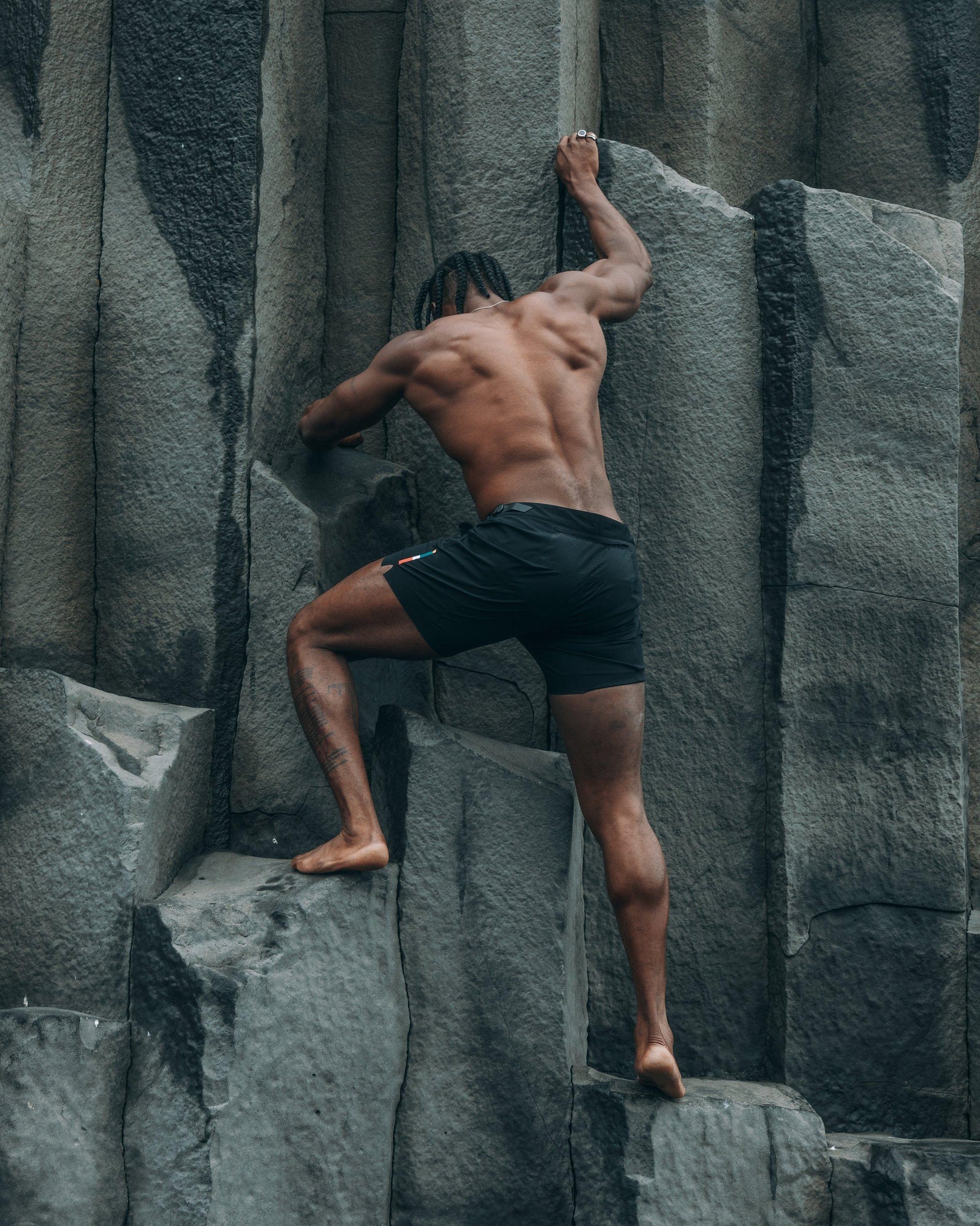 Men | Bulldog Bonded Swim Boxer | Black