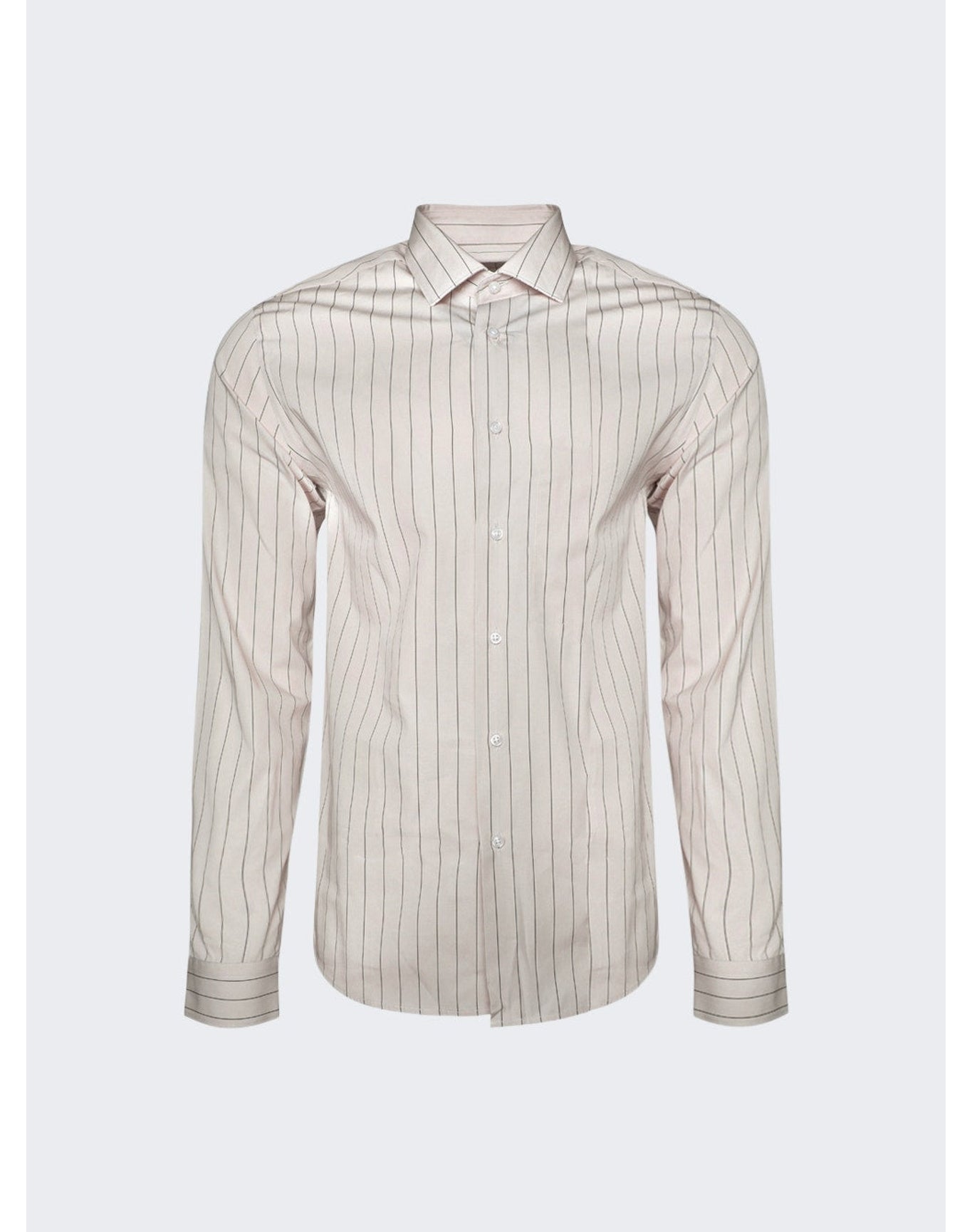OUEST Paris | Men | Classic Shirt | Off White x Black Striped