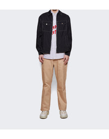 OUEST Paris | Men | Printed Long Sleeve Shirt | Navy