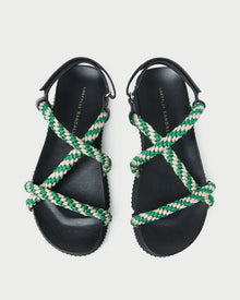 Color: Black/Green/Cream