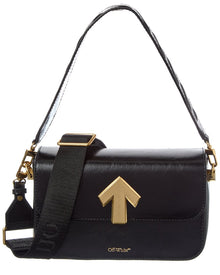 Off-White | Womens | Binder Medium Leather Clutch | Black
