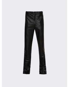 Off-White | Men | Belted Leather Super Skinny Pants | Black