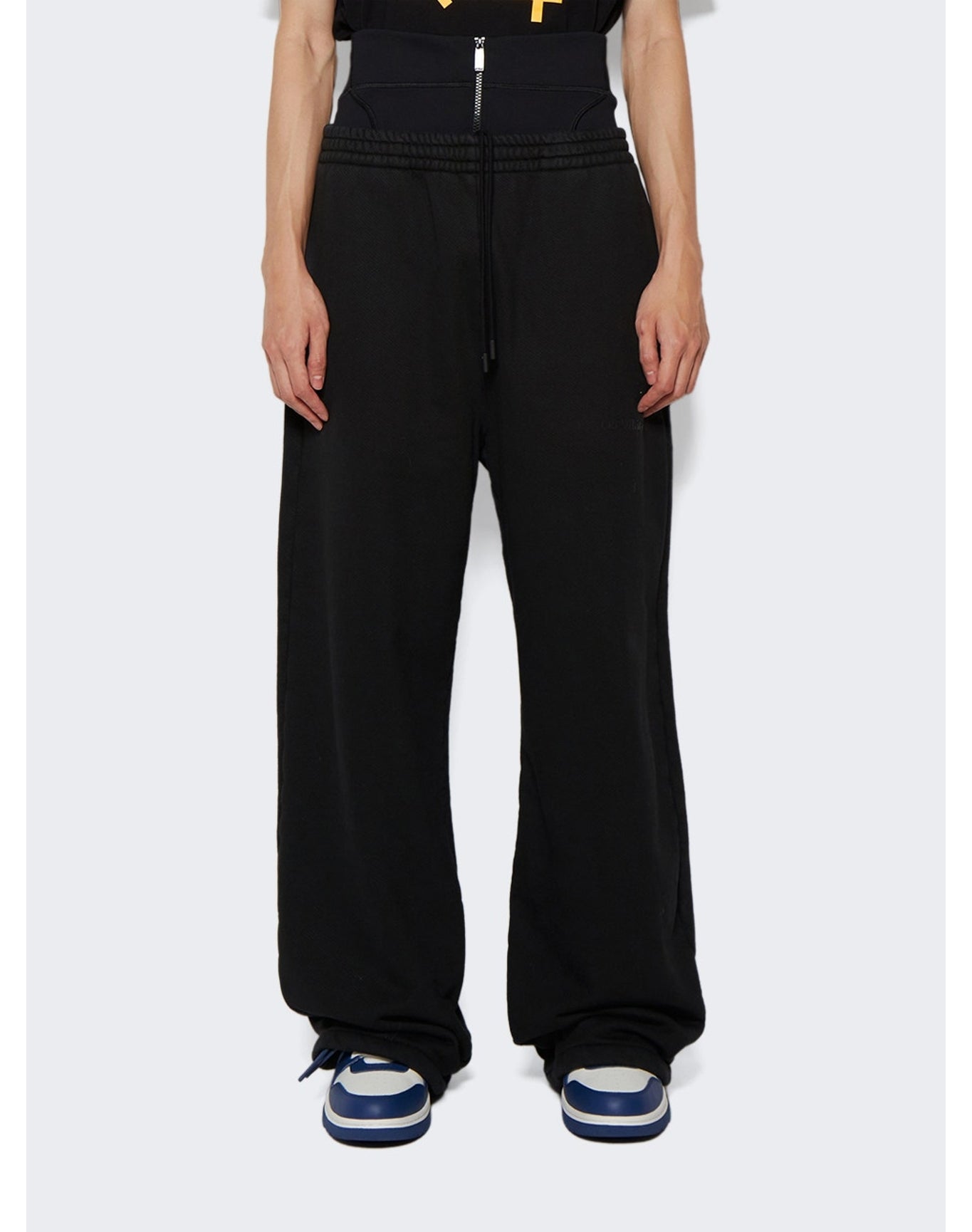 Off-White | Men | Bookish Laund Double Over Sweater | Black