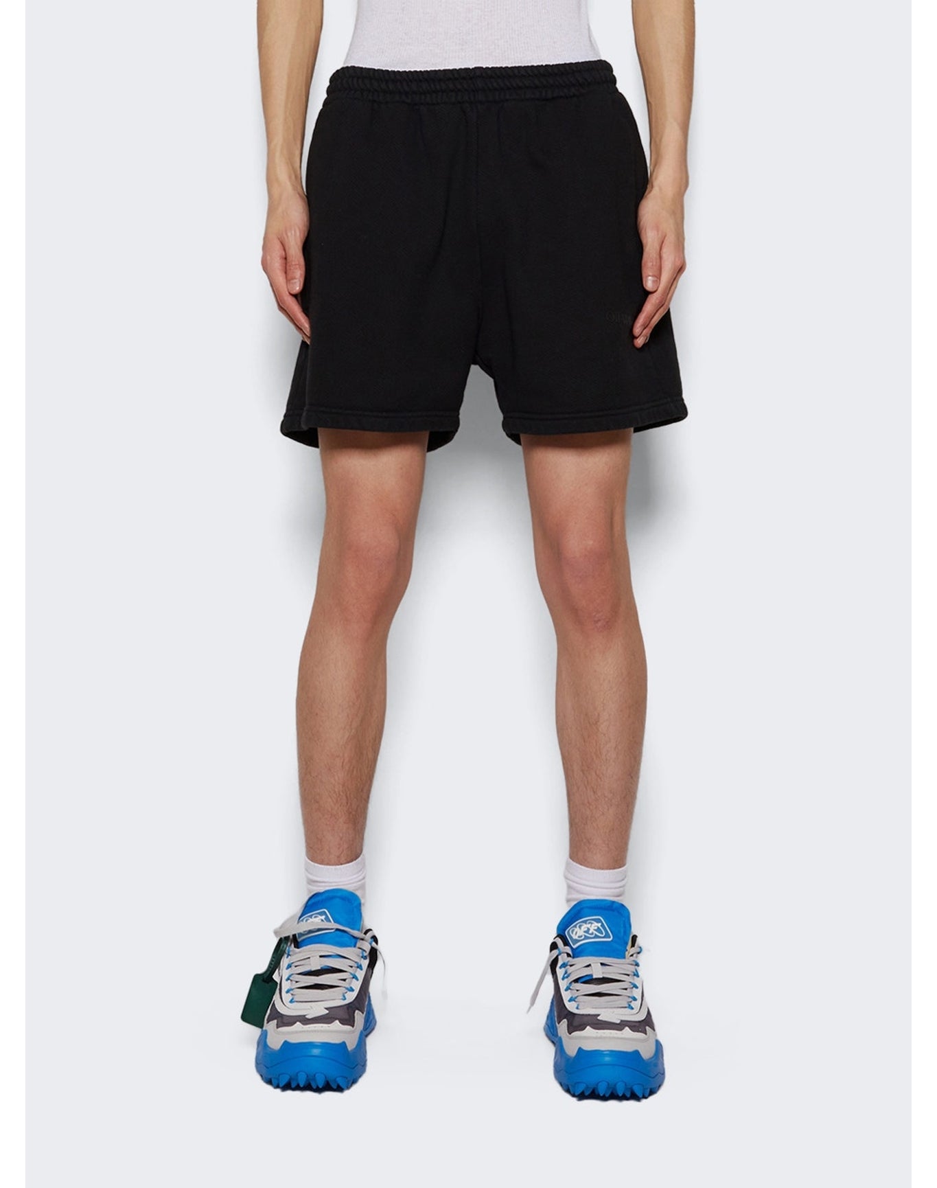 Off-White | Men | Bookish Laundry Summer Sweat Shorts | Black