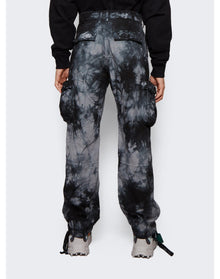 Off-White | Men | Bounce Tie-dye Ripstop Cargo Pant | Light Grey