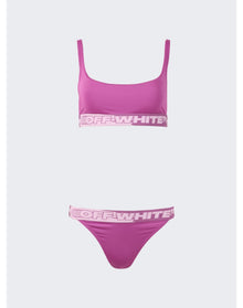 Off-White | Women | Logo Band Bikini | Pink