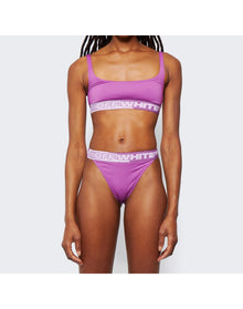 Off-White | Women | Logo Band Bikini | Pink