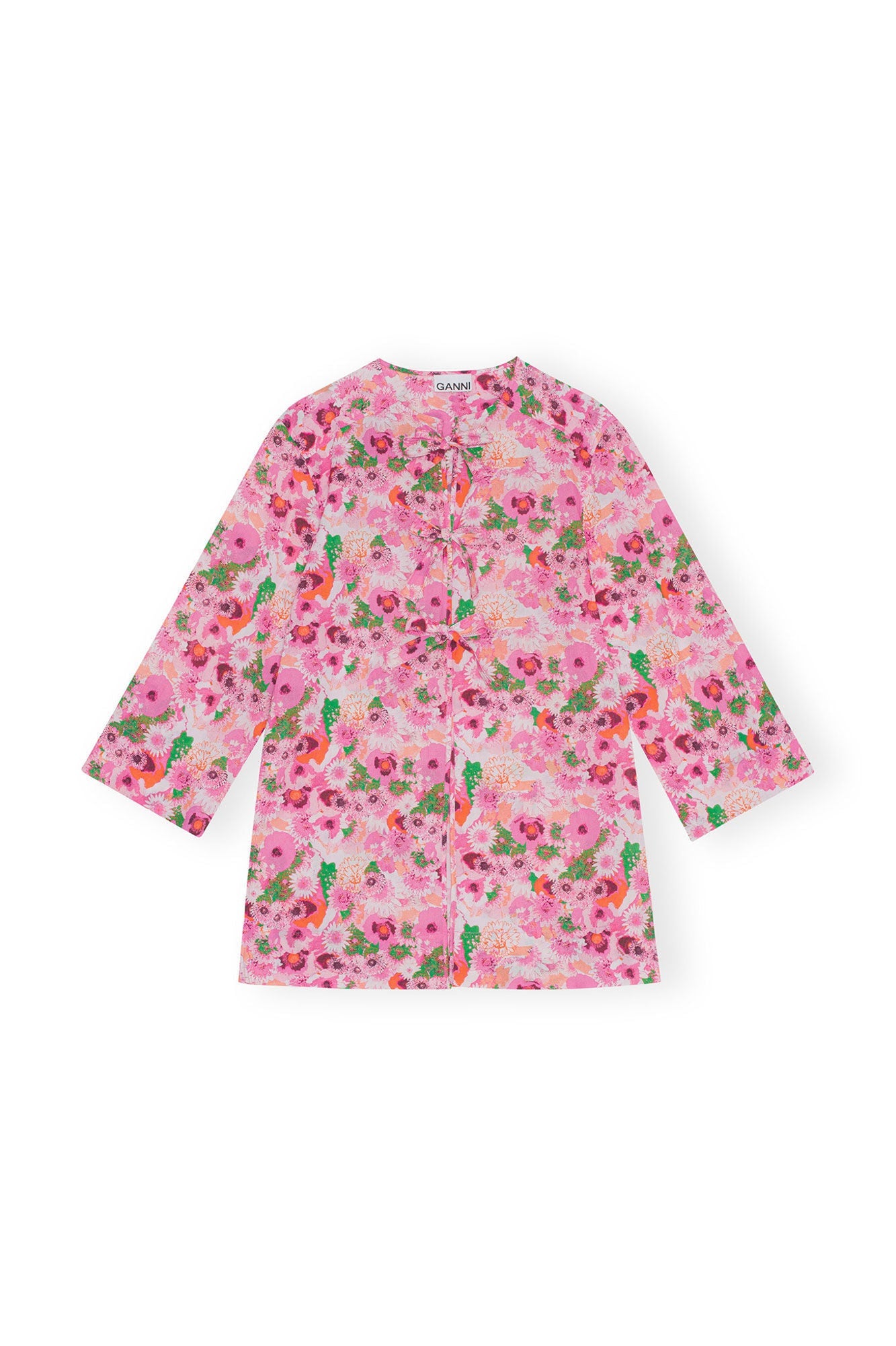 Open Tie Band Blouse | Sugar Plum