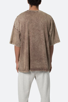 Oversized Acid Tee | Brown