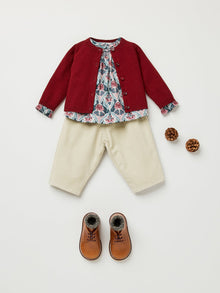 Unisex | Carina Cardigan | Burgundy