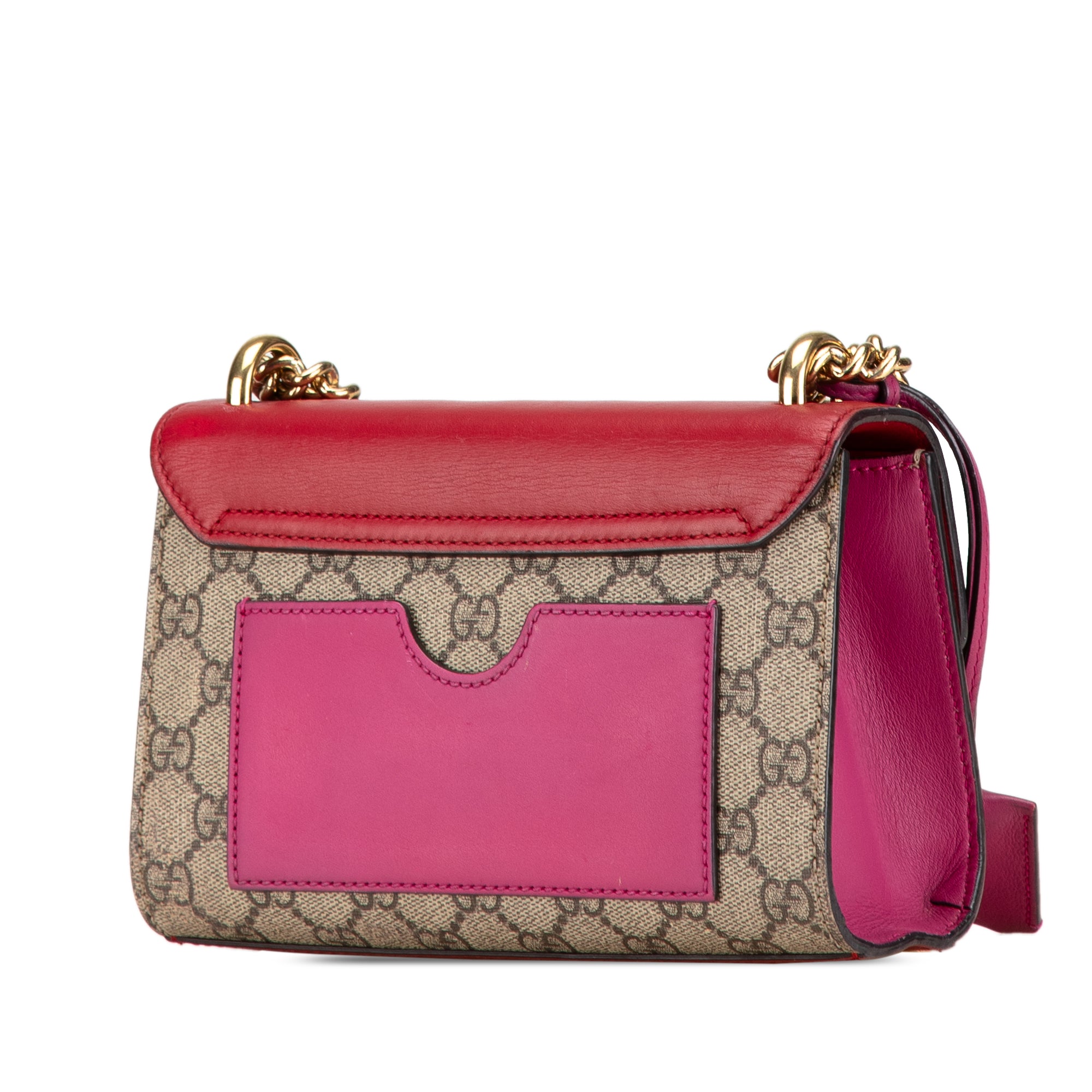 Gucci | Pre-Owned Small GG Supreme Padlock Crossbody | Brown