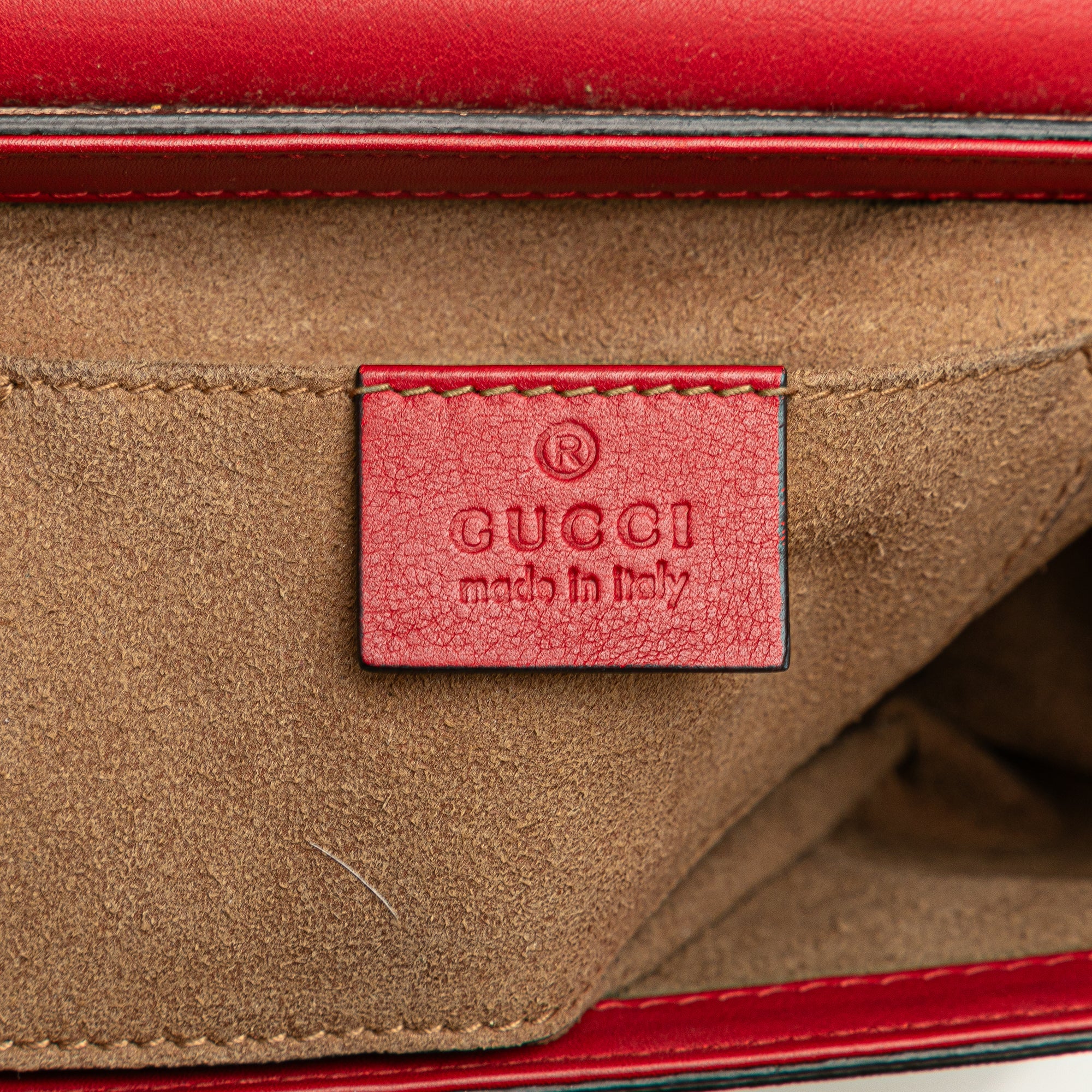 Gucci | Pre-Owned Small GG Supreme Padlock Crossbody | Brown