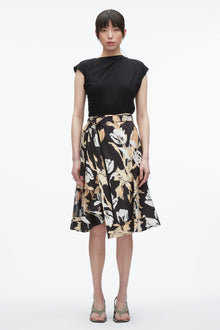 Joyful Tulip Cargo Skirt | Midnight Multi