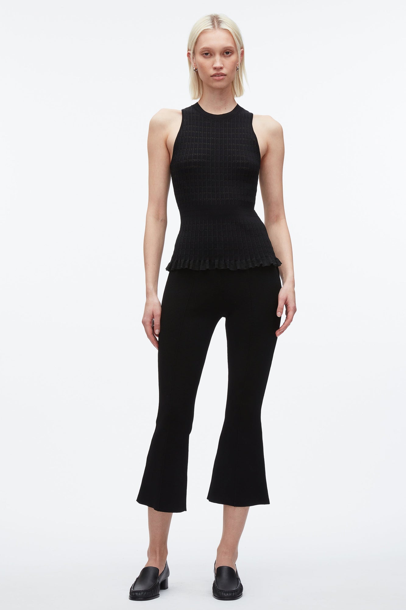 Shadow Stripe Tank | Black