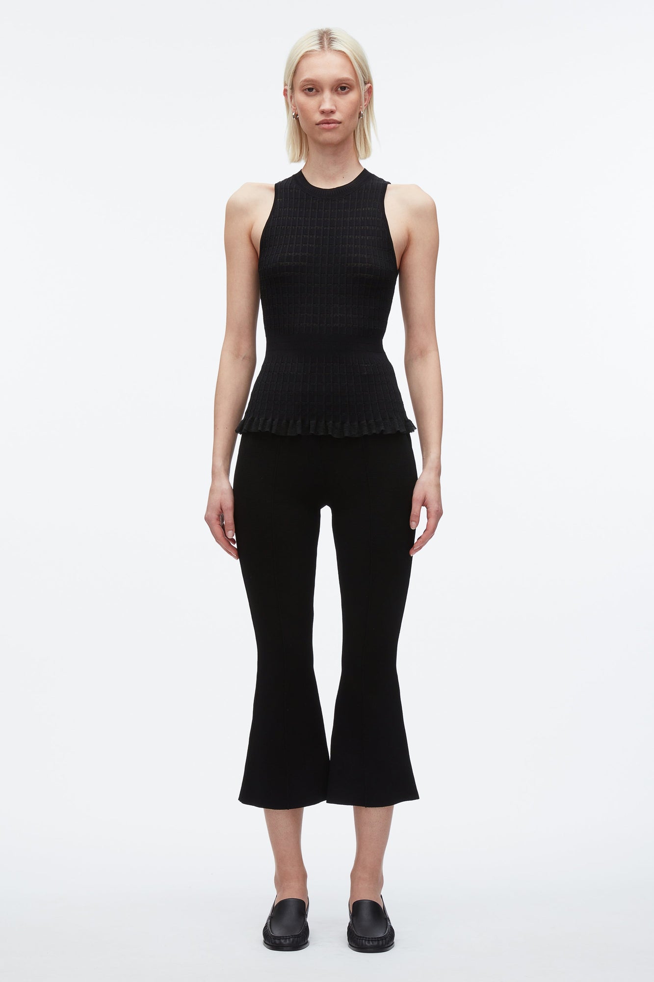 Shadow Stripe Tank | Black
