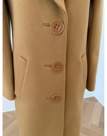 Single Breasted Coat | Tan