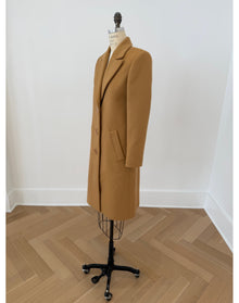 Single Breasted Coat | Tan