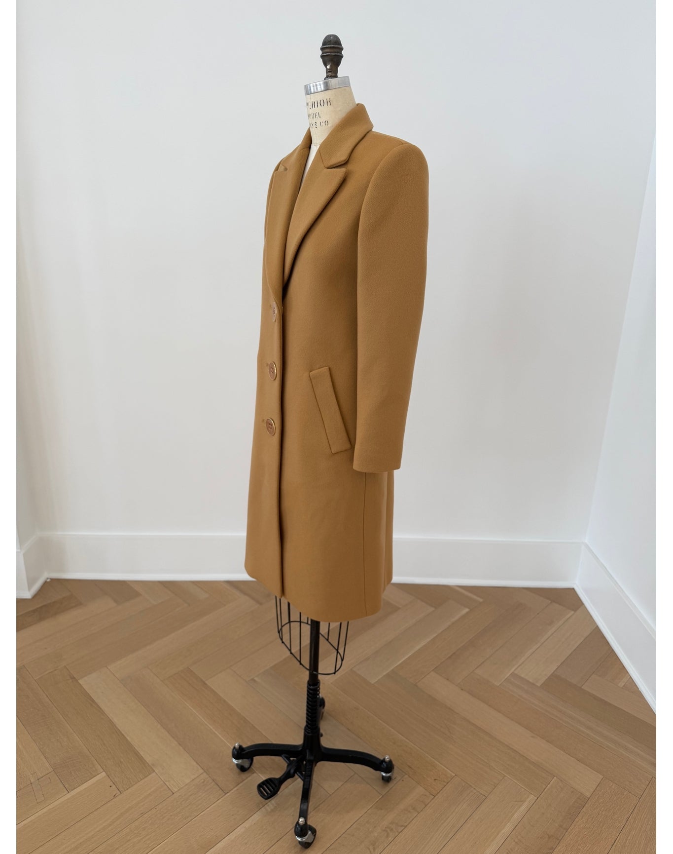 Single Breasted Coat | Tan