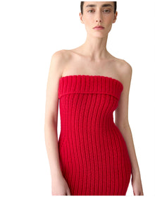 Strapless Mini Dress | Scarlet