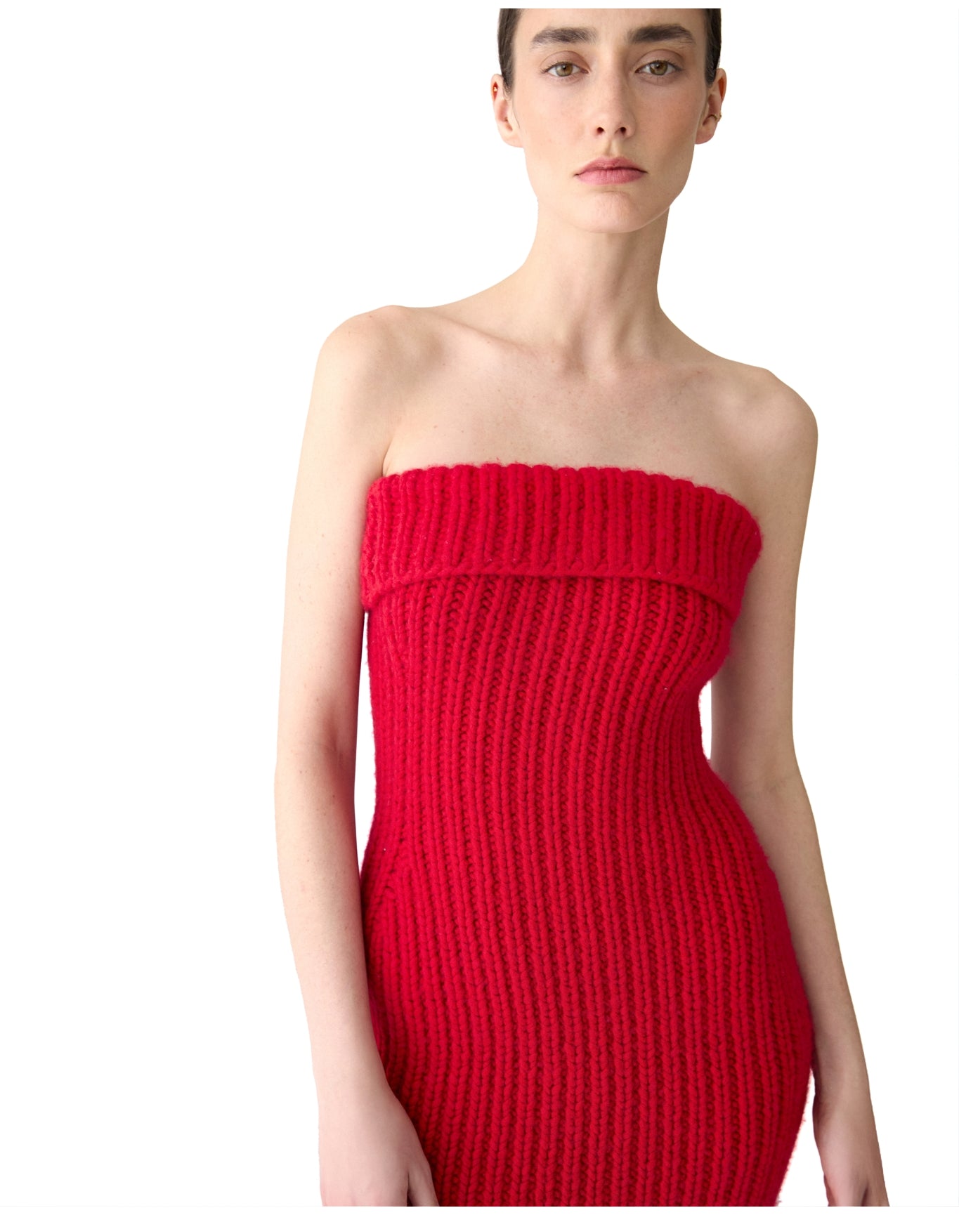 Strapless Mini Dress | Scarlet