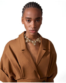 Flower Cluster Necklace | Gold