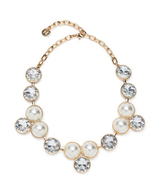 Pearl Flower Necklace | Pearl x Gold
