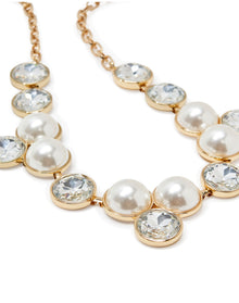 Pearl Flower Necklace | Pearl x Gold