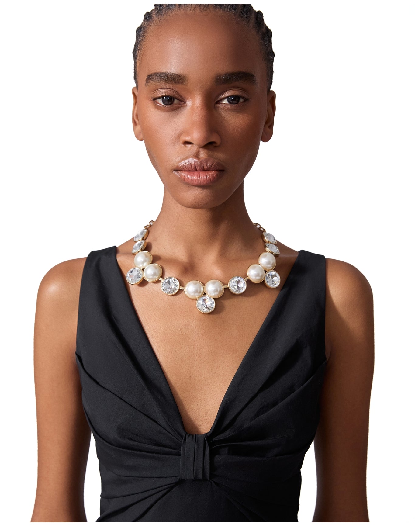 Pearl Flower Necklace | Pearl x Gold