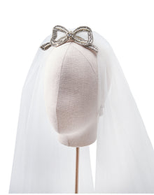 Embroidered Veil | White