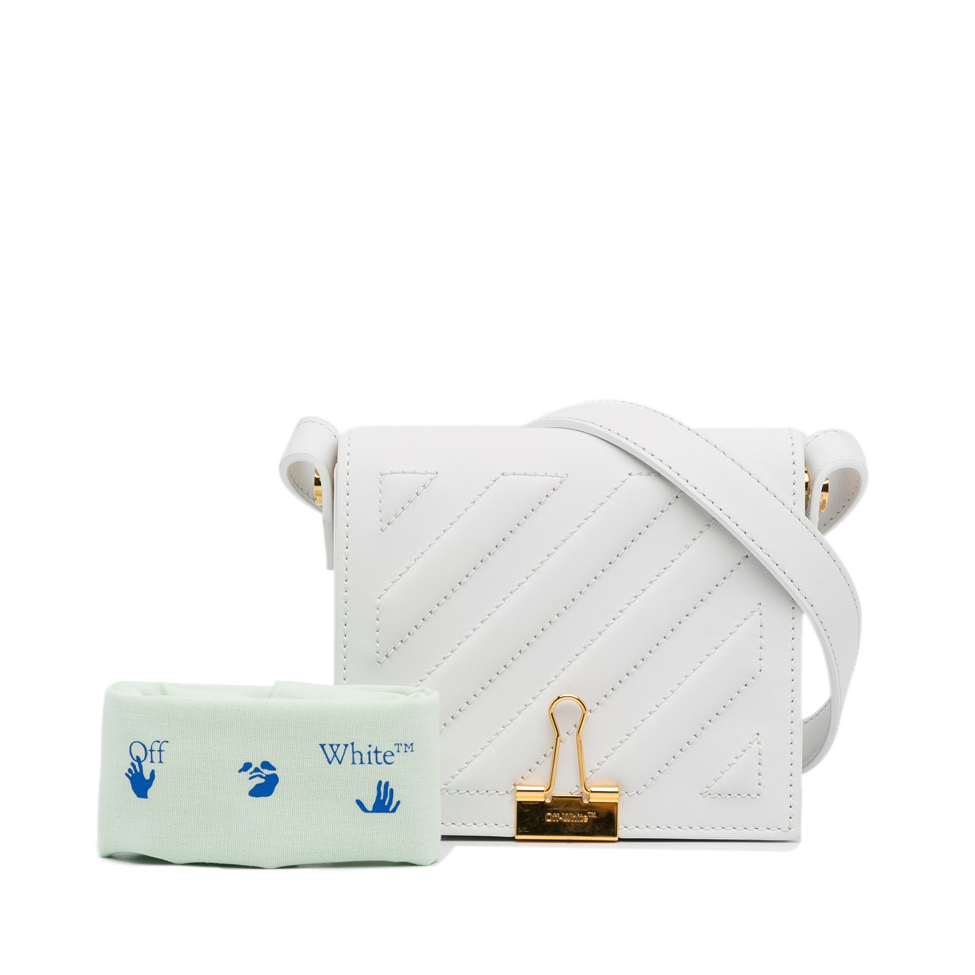 Off-White | Pre-Owned Binder Clip | White