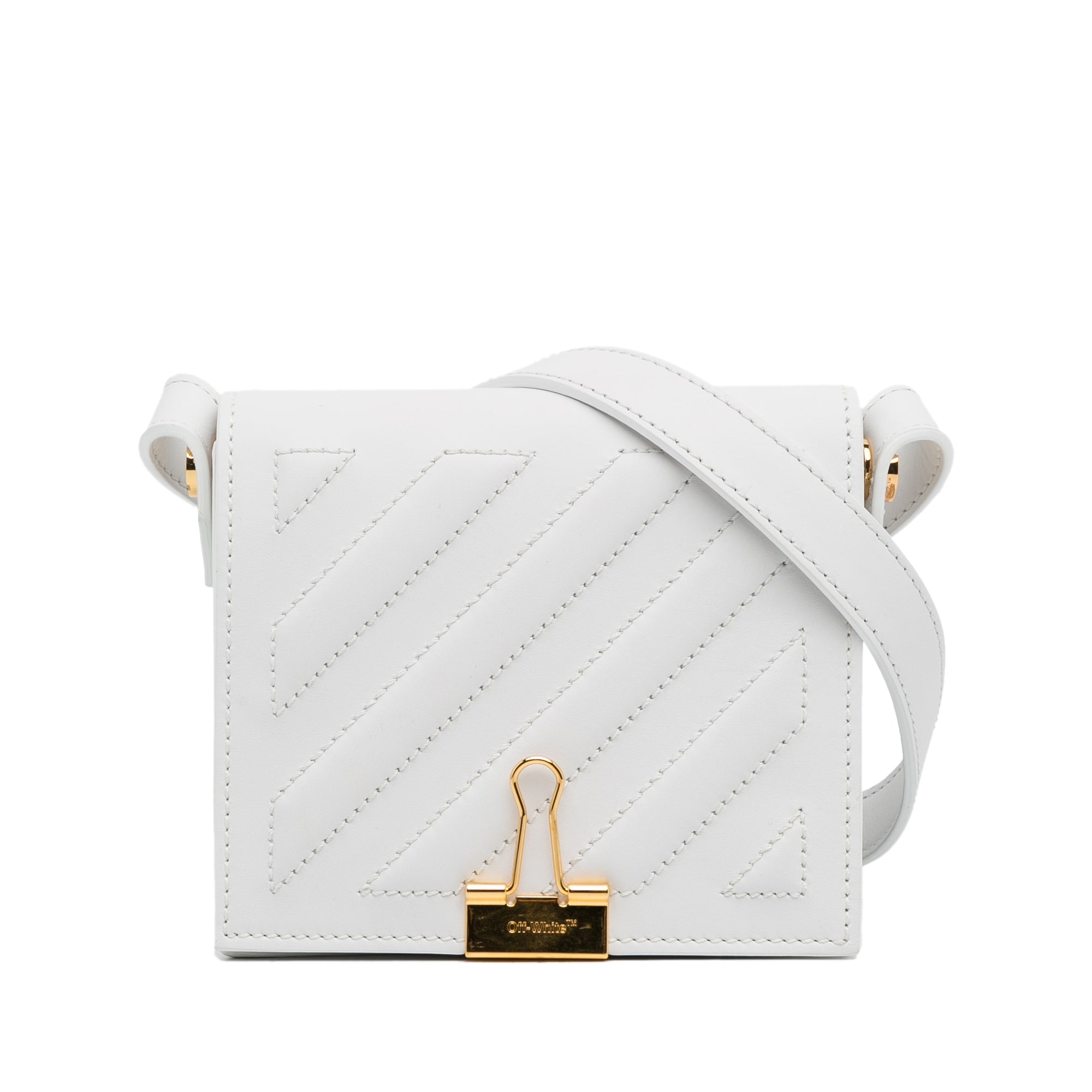 Off-White | Pre-Owned Binder Clip | White