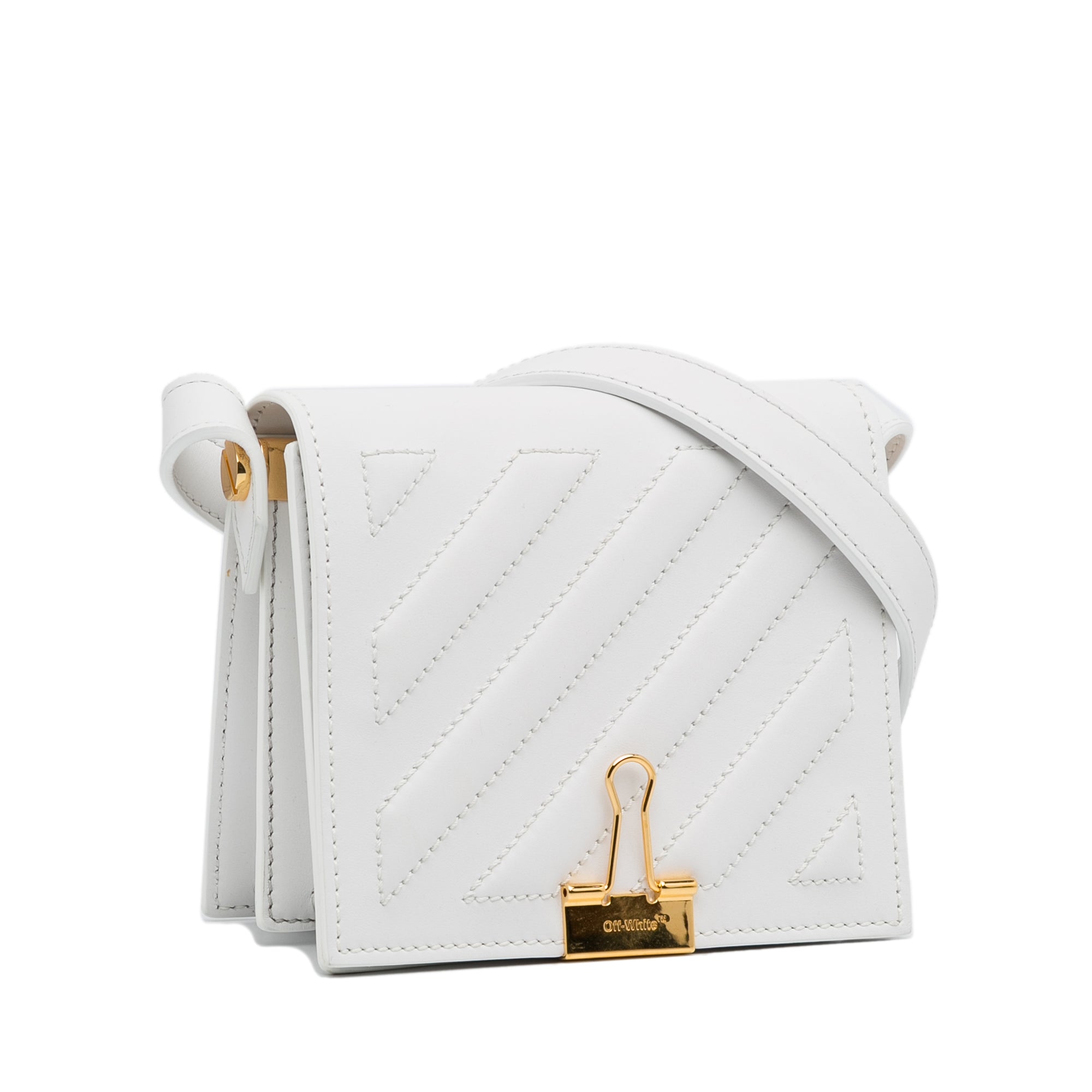 Off-White | Pre-Owned Binder Clip | White