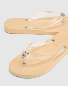 Womens | Pampelonne Thong | Clear/Beige
