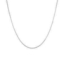 Small Cuban Chain Necklace Vermeil White Gold 16in 18in 20in 22in First