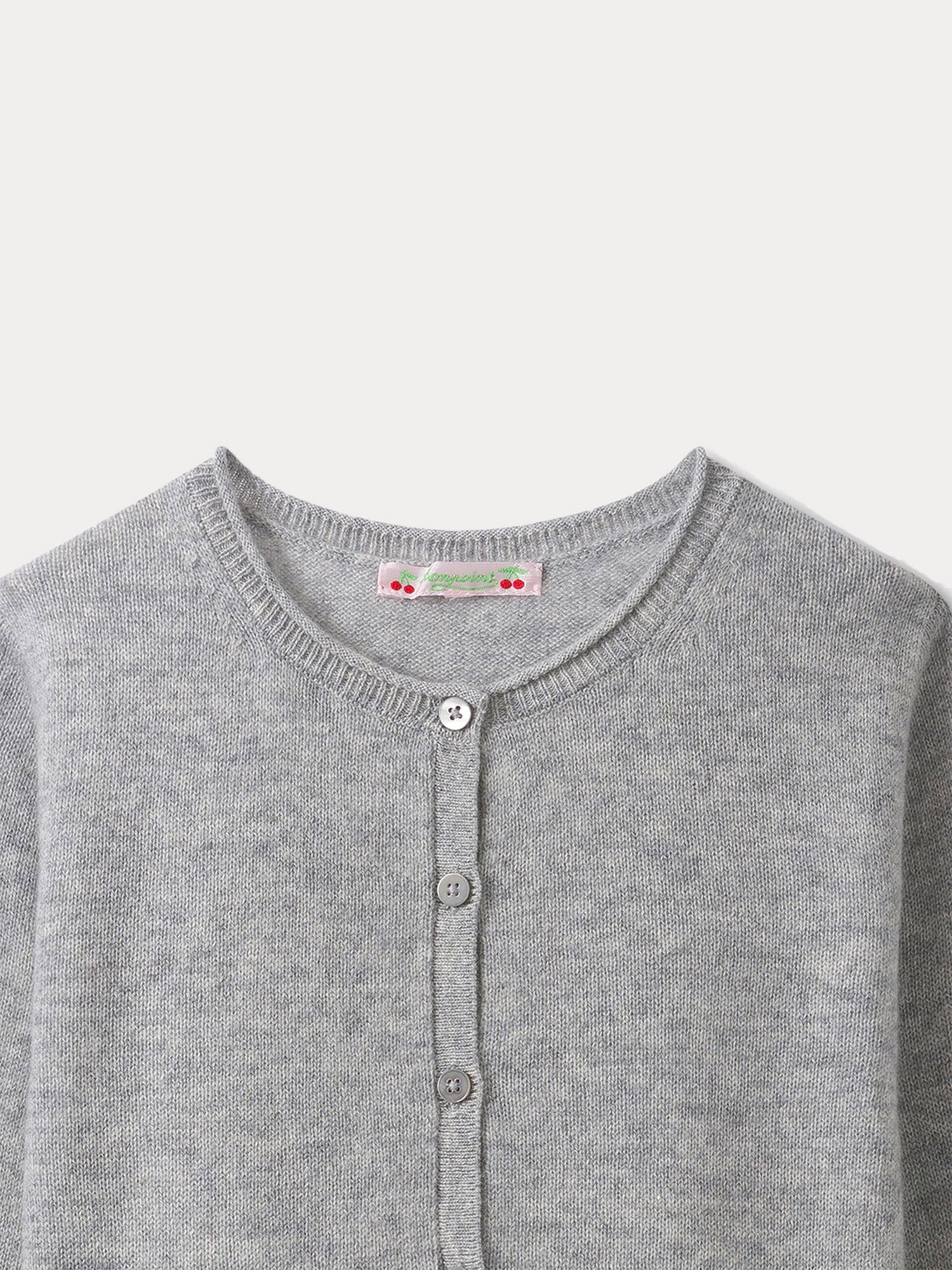 Girl | Heathered Gray Cardigan | Heathered Gray