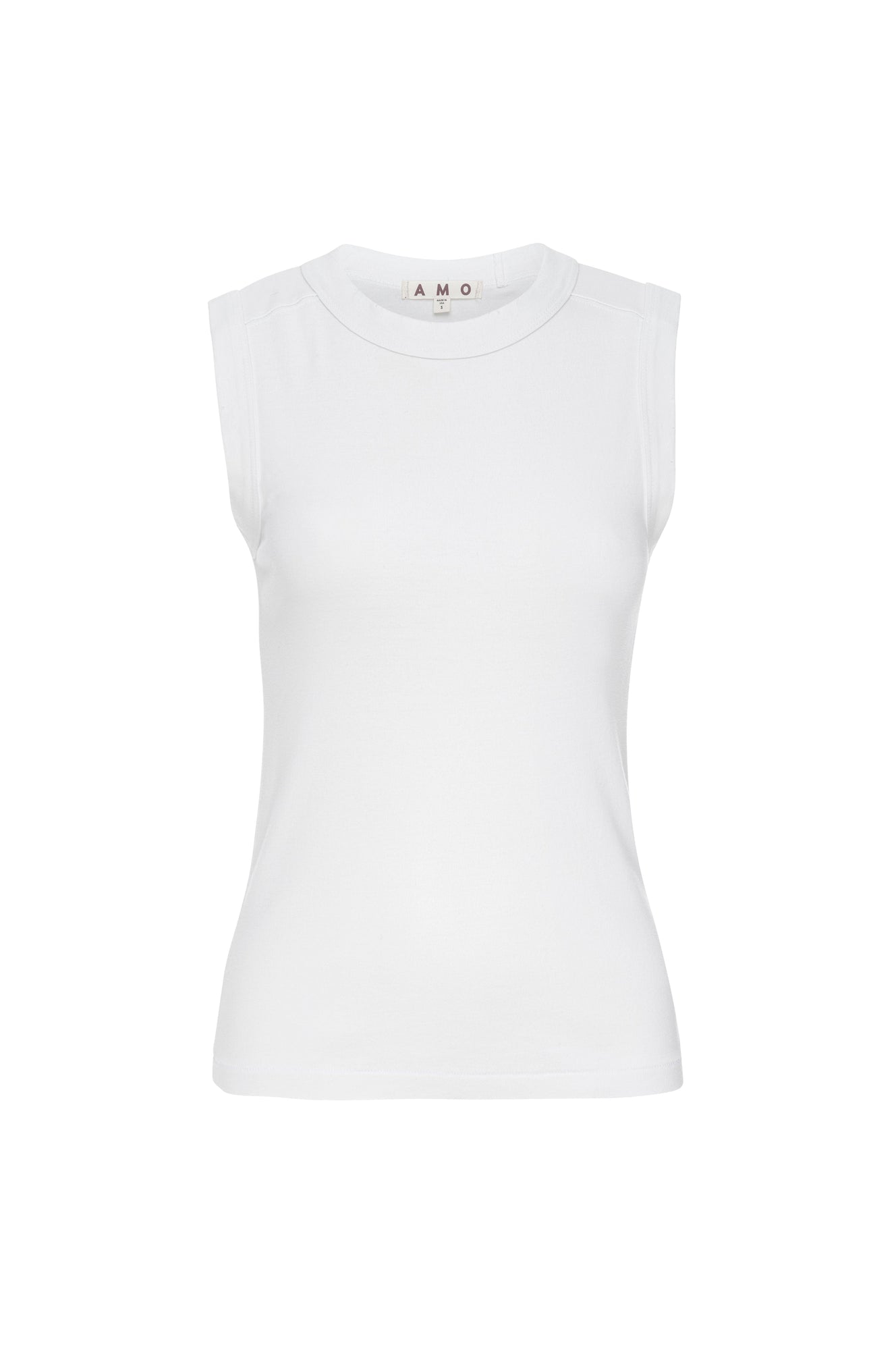 AMO Denim | Penny Tank in Eggshell 