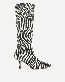 Petra Calf Boot | Zebra