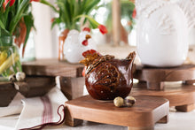 Ceramic Country French Hen | Brown | Medium