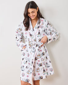 Fur Ever Yours - Luna Robe - Cloud - Printfresh