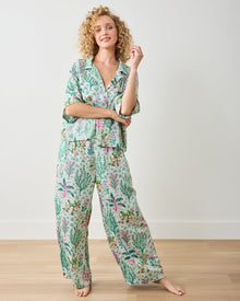 OLD FIT Camel's Courtyard - Eco Satin Wildest Dreams Set - Avocado - Printfresh
