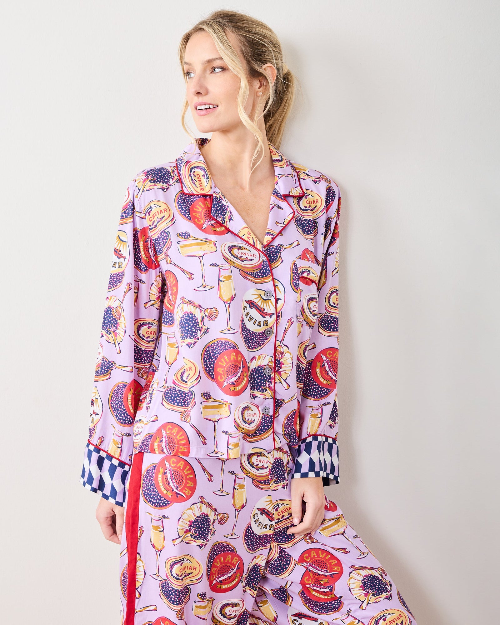 OLD FIT Champagne & Caviar - Eco Satin Rittenhouse Set - Lavender Spritz - Printfresh