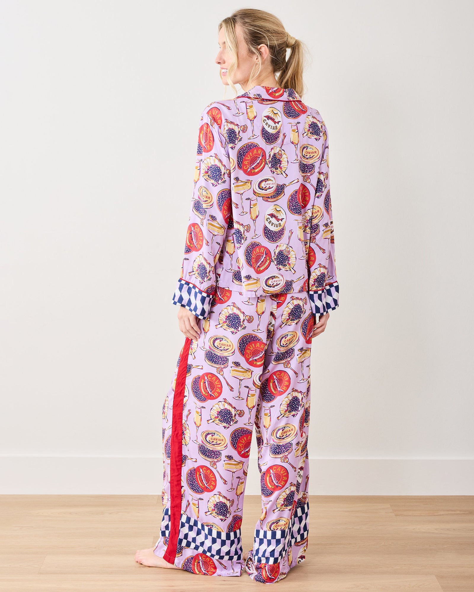 OLD FIT Champagne & Caviar - Eco Satin Rittenhouse Set - Lavender Spritz - Printfresh