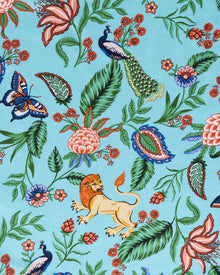 Garden District - Gracie Dress - Caribbean Blue - Printfresh